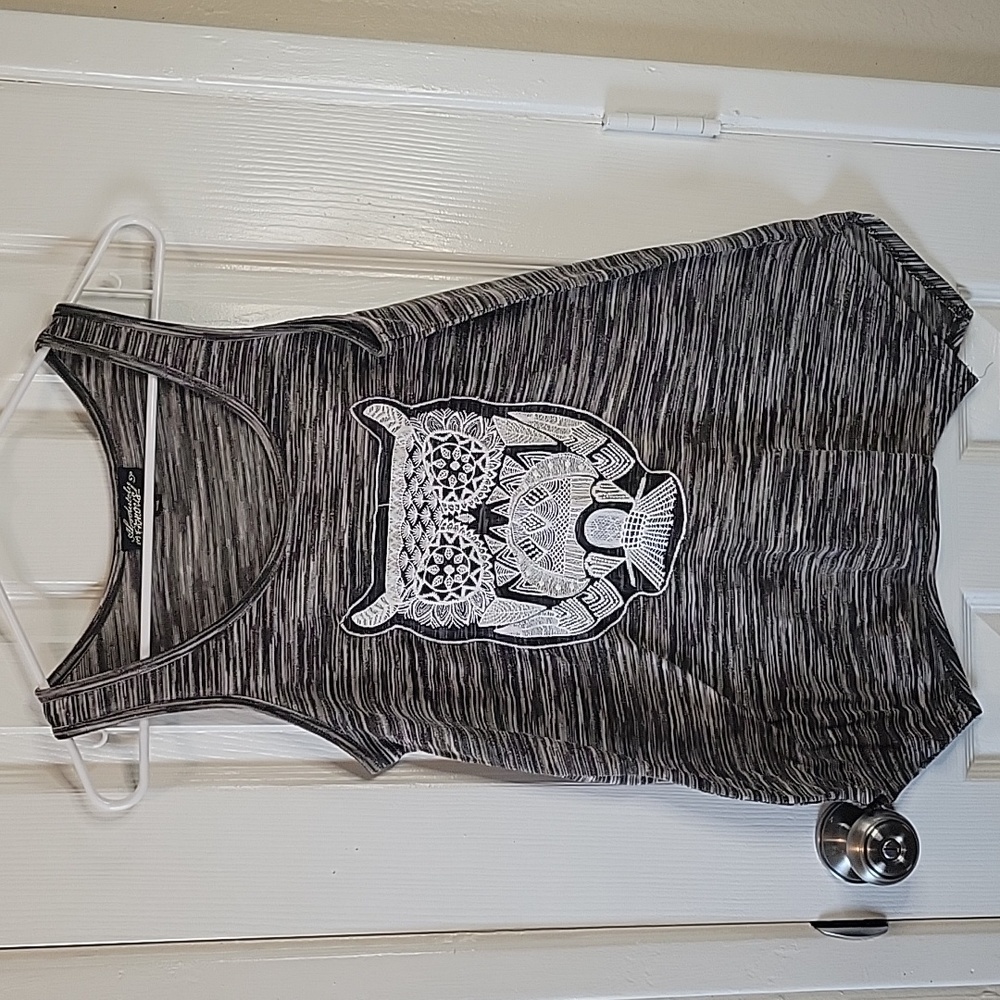 Absolutely Famous Owl Tank Top Size M